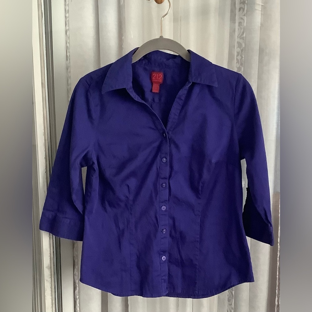212 Collection Button Petite Stretch Career Blouse
🌻